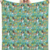 (Chihuahua Dog Pineapple) Print Fall Throw Blanket Personalized Soft Flannel Blanket for Bed Couch Sofa, Blanket for Lightweight Fuzzy Cozy Blankets for Travel Office Home 50"X40" - Image 2