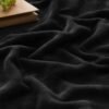 BEDELITE Fleece Blanket Black Throw Blankets for Couch & Bed, Luxury Plush Cozy Fuzzy Blanket 50x60 inches, Super Soft Warm Lightweight Throw Blanket for Travel Camping - Image 3