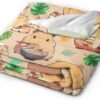 Capybara Gifts Blanket Bed Throw Blanket Soft Lightweight Cozy Warm Blankets for Kids Teens Men Women - Image 2