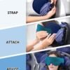 Travel Pillows for Airplanes, FSA HSA Eligible Approved Travel Accessories for Long Flight, Car Travel Pillow for Kids, Eye Mask for Sleeping Airplane, Light Black - Image 5