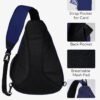 WATERFLY Sling Bag Crossbody Backpack: Over Shoulder Daypack Casual Cross Chest Side Pack - Image 5