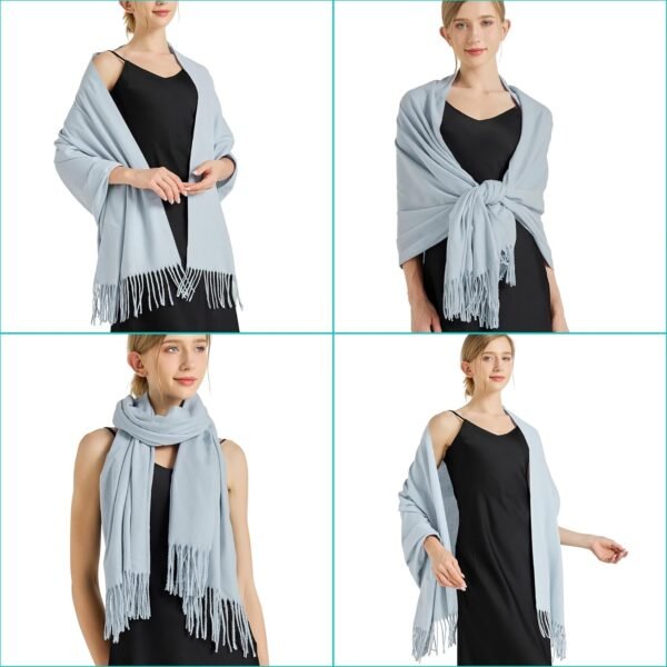 Ciormis Pashmina Shawls and Scarves Soft Pashminas Scarf Wraps for Women - Image 5
