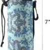 Water Bottle Carrier,Insulated Neoprene Water Gym Travel Bottle Holder Bag Protector Sleeve Case Pouch Cover 0.6L or 0.75L, Great for Stainless Steel and Plastic Bottles - Image 2
