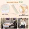 Inflatable Airplane Bed for Kids, Portable Toddlers Airplane Blow Up Bed for Travel, Baby Airplane Mattress with Hand Pump, Toddler Airplane Travel Essentials - Image 4