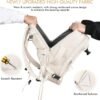 Travel Backpack, Large Carry On Backpack, Personal Item Travel Bag, Airline Approved 17.3 Inch Laptop Backpack,College Weekender Business Hiking Bag, Beige - Image 7