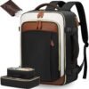 LOVEVOOK Personal Item Travel Backpack for Women, Carry on Backpack Flight Approved, Waterproof 40L Large Travel Bag fit 17 inch Laptop