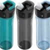 Contigo AUTOSPOUT Water Bottle, 24 oz, Leakproof Design, Juniper/Sake/Glacier, 3-Pack - Image 4