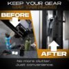 Magnetic Bottle Bag Sling Bag for Men and Women | Magnetic Gym Bag for Gym, Travel, Work, and Sports | Keep Your Items off the Dirty Gym Floor With Magnetic Attachment - Image 3