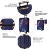 7-mi Suitcase Cover Protectors,28 Inch Luggage Cover for Wheeled Suitcase Travel Elastic Spandex Suitcase Protector - Image 3