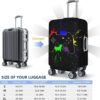 Hipster Game Controller Luggage Suitcase Covers Elastic Washable Game Joystick Luggage Protector Travel Suitcase Protective Cover For Kid And Adult, L (Fit 25-29 Inch Luggage) - Image 2