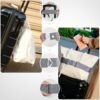 TOOVREN 2-in-1 Travel Belt for Luggage Straps Add a Bag Bungees Luggage Strap Over Handle Suitcases Belt for Carry On Bag Elastic Belt Adjustable Suitcase Strap Airport Travel Accessories Gray - Image 3