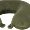Brookstone Memory Foam Travel Neck Pillow for Vacations, Airplanes, Trains, Buses, and Cars, Size One Size, Olive - Image 5