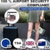Clear Travel Toiletry Bag, Airport Security Liquids Bags TSA Approved Waterproof Security Toiletry Bag Hand Luggage Liquids Wash Bags Travel Accessorie Holiday Essentials for Women Men 20X20 cm - Image 5