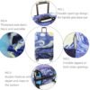 TRAVEL KIN Thickened Luggage Cover ，Washable Travel Gear Cover，18/24/28/32 Inch Suitcase Spandex Protective Cover (L(25"-28" luggage), Starry Night) - Image 4
