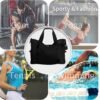 WALNEW Gym Duffel Bag for Women Men, Travel Carry on Weekender Overnight Tote Bags, Lightweight Waterproof Personal Item Bag for Sports, Dance, Workout with Wet Pocket, Black - Image 8