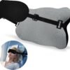 Travel Pillows for Airplanes, Neck Pillow for Sleeping Airplane Pillow with Eye Mask Memory Foam Travel Neck Pillows for Traveling Long Flights Road Trip Car Headrest - Stops Head Bobbing
