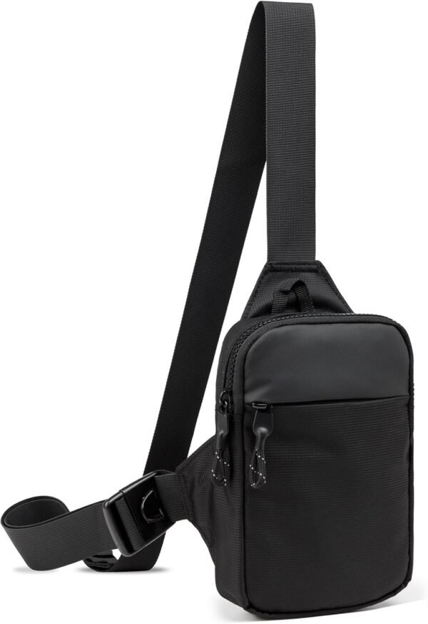 Mini Sling Bag for Men and Women, Small Crossbody Bag Trendy, Casual Waterproof Phone Chest Bag for Travel
