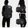 WITZMAN Travel Backpack for Men and Women Convertible Duffle Luggage Bag fit 17 Inch Laptop Carry On Bags for Airplane (B681 Black) - Image 3