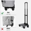 Bukere Rolling Garment Bag, Travel Garment Duffle Bag with Wheels, Carry on 3 in 1 Suit Luggage Bag with Detachable Trolley for Men Women Business Weekender - Image 3