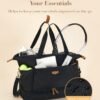 Missnine Expandable Weekender Bag for Women,Travel Duffel Bag 50L Carry on Overnight Bag with Shoes Compartment Gym Bag - Image 4