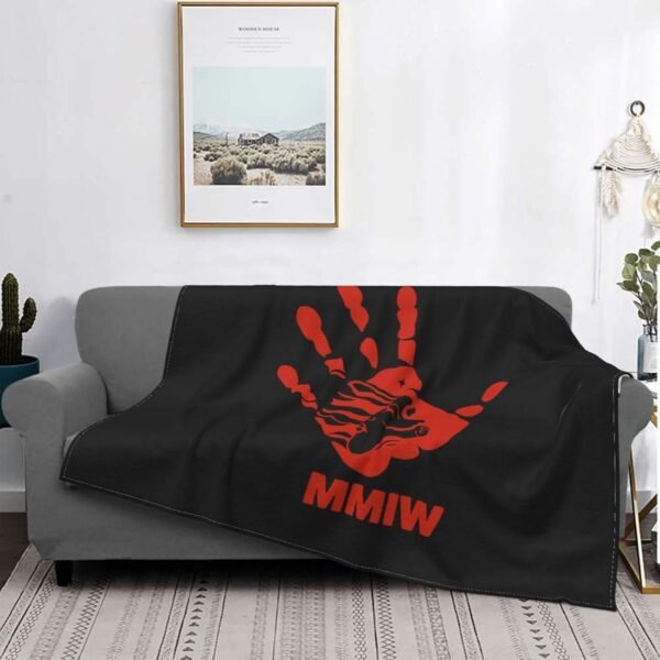 No More Stolen Sisters Mmiw Missing Murdered Indigenous Fleece Blanket Super Soft Throws Blankets for Chair Sofa Couch Camping Travel 60"X50" Blanket - Image 7