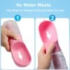 Dog Water Bottle with Filter, Portable Travel Dog Water Dispenser with Food Container & Dog Poop Bags Rolls, Leak Proof, Machine-Wash, Food Grade Plastic - Cycling & Long Flight (Pink, 10 oz) - Image 3