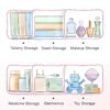 BAGSMART Clear Toiletry Bag, 2 Pack TSA Approved Carry on Travel Accessories Bag Airport Airline Quart Size Bags Water Repellent Makeup Cosmetic Bag for Women (Pink-2pcs) - Image 5