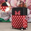 Luggage Cover Washable Suitcase Cover Baggage Covers Fit 22-24 Inch Luggage (Red Bow) - Image 3