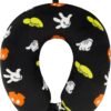 Disney Mickey Mouse Neck Pillow, All Over Print Memory Foam Travel Accessories for Airplane, Car, and Office, Comfortable and Breathable, Black - Image 2