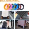 Luggage Wheel Covers for Suitcase,14 Pack Luggage Wheel Protector Covers for most 8-spinner Wheels Carry on Luggage - Image 4
