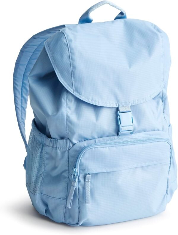 Vera Bradley Women's Ripstop Polyester Berkhill Backpack, Placid Blue, One Size
