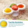 LiKee Strong Suction Cup Fidget Spinnerz Sensory Bath Toys for Baby 10 12 18 Months Airplane Car Travel Table & Window Toys for 1 2 Year Old Toddler Boys and Girls (Sun) - Image 2