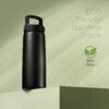 SipX™ Triple-Insulated Stainless Steel Water Bottle 25oz. With 3 Lids, BPA-Free Reusable Insulated Water Bottle Keeps Cold 24 Hours, Metal Water Bottle Made Of Sustainable Material For Hiking & Biking - Image 6