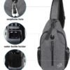 WATERFLY Crossbody Sling Backpack Sling Bag Travel Hiking Chest Bag Daypack - Image 4