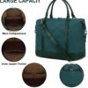 LEDAOU Weekender Travel Overnight Bag Women Ladies Carry On Tote Duffle Bag with Luggage Sleeve - Image 4