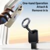 This Hill Travel Essentials Airplane Phone Holder for MagSafe Accessories, Universal Flight Must Haves Travel Phone Holder for MagSafe Car Mount fits iPhone 15 Pro Max - Image 2