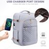LOVEVOOK Large Travel Backpack for Women,Carry on Backpack Flight Approved,Personal Item Backpack Travel Bag with 3 Packing Cubes,Waterproof Back Pack TSA Fit 17inch Laptop Luggage with USB Port - Image 6