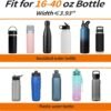 32/40/64/128 oz Neoprene Insulated Water Bottle Carrier Bag, Sling Bag Sleeve Pouch Holder with Strap & Paracord Handle and 2 Pocket for Travelling, Hiking, Camping - Image 6