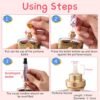 2 pcs Mini Perfume Travel Refillable Bottles-5ml Portable Atomizer Sprayer,Empty Pump Container for Traveling and Outgoing - Image 4