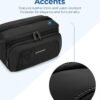 BAGSMART Toiletry Bag for Men, Wide Opening Travel Bag for Toiletries, Dopp Kit Water Resistant Shaving Hygiene Bag for Bathroom Shower, Toiletries Accessories,Travel Essentials-Gray - Image 3