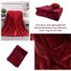 KOPI-Travel Blanket and Pillow. The Most Complete and Premium Travel Set with Pillow Memory Foam, Sleep mask, and More, Including a complimentary Soft Blanket, Wine Red, Gifts for Women and Men. - Image 2