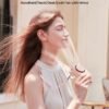 Gaiatop Neck Fan Rechargeable Mini Portable Fan Cute Camera Design, Small Desk Fan with 360°Rotate Mirror, 3 Speed USB Handheld Fan with LED Display, Cooling Personal Lash Fan Travel Essentials Pink - Image 2