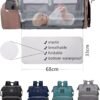 Green Diaper Bag Backpack for Mom: Baby Bags for Boys Girls Toddler Women Men Large Back Pack Diapers Bag Big Travel Pañaleras Modernas Para Bebe Niña Unisex Newborn Essential Baby Registry - Image 6