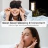Travel Pillow, Cooling Neck Pillow Airplane Memory Foam with Sleep Mask Earplugs, Soft & Support Airplane Pillow for Travelling Plane Car Train Home Use, Pink - Image 8