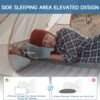 Cervical Pillow for Neck Pain Relief, 2024 Portable Travel Memory Foam Pillow with Bag, 3D Eye Masks and Earplugs, Washable Pillowcase, Side Sleeper Pillow for Adults Back Stomach Sleeper - Image 4