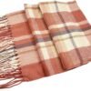 woogwin Winter Warm Plaid Scarfs for Women Long Blanket Scarf Big Grid Shawl Wrap - Image 3