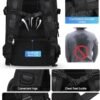 VGCUB Carry on Backpack,Large Travel Backpack for Women Men Airline Approved Gym Backpack Business Laptop Daypack,Black - Image 7