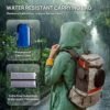 Travel & Camping Cooling Memory Foam Pillow for Backpacking&Airplanes,Small Pillow for Hiking&Car Sleeping with Washable Bamboo Rayon Cover Dual-Sided & Portable Bag,Compressible Compact,Waterproof - Image 7