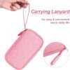 Travel Essentials for Women, Cord Organizer Storage Case Bag for Airplane Accessories & Tech Electronics (Small, Pink) - Image 5
