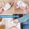 Travel Power Strip with USB Ports, NTONPOWER 2 Widely Outlets 3 USB with 3FT Short Extension Cord Flat Plug, Mini Power Strip Flat Plug, Portable Small Size for Travel Cruise Essentials, White - Image 3